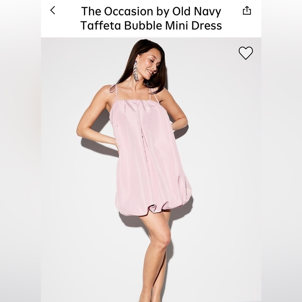 Old Navy Taffeta Bubble Mini Dress The Occasion Line NWT